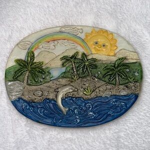 Noah’s Ark Decorative Resin Display Dish For Miniature Tea Set Replacement Dish